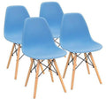 Blue Set of 4 Dining Chairs L610