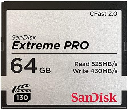 128GB CFast 2.0 Memory Card F397447