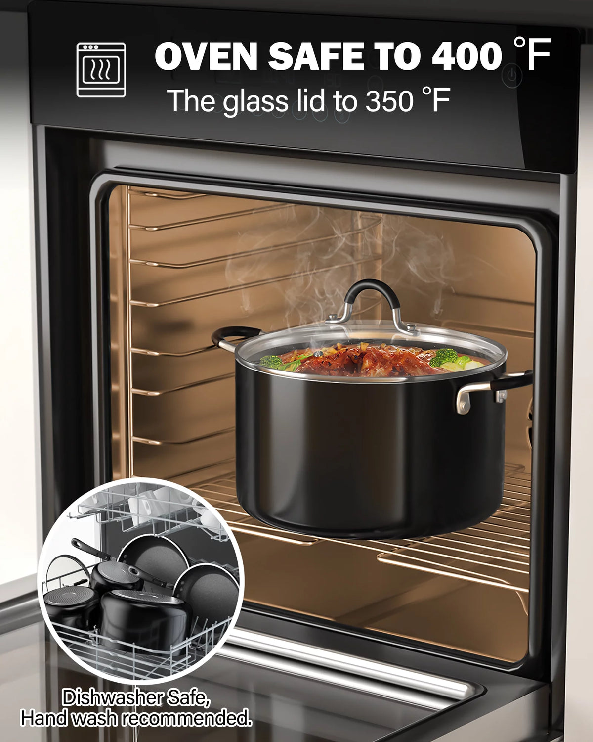 Nonstick 8-Piece Cookware Set Y5879