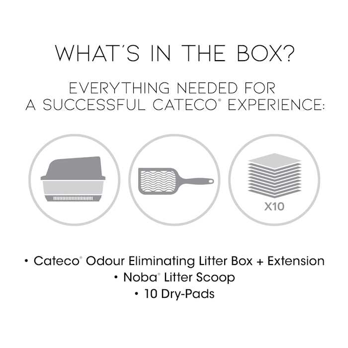 Odor-Eliminating Cat Litter Box Starter Kit O50879