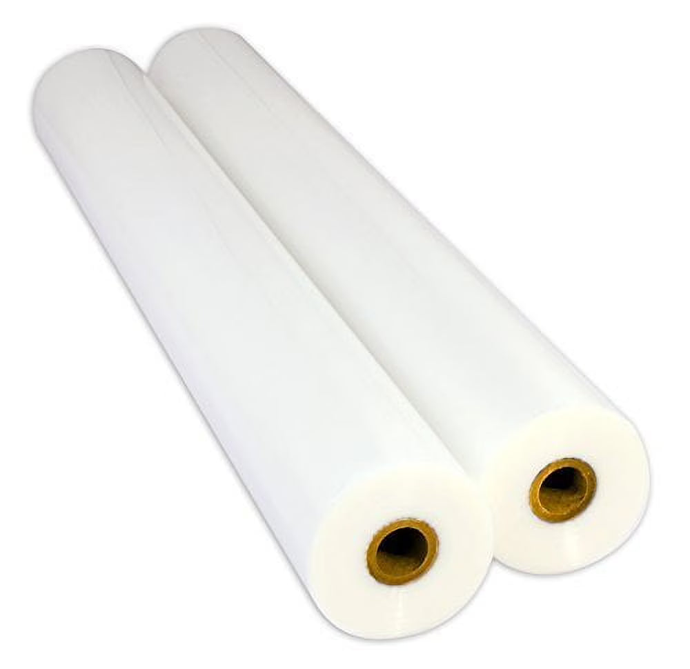 27"x500 Feet Clear Gloss Thermal Laminating Film, 2 Rolls O521