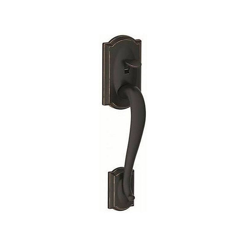 Electronic Aged Bronze Lower Handleset N87492