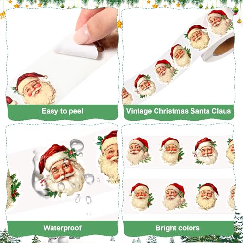 Vintage Christmas Stickers Rolls G85311