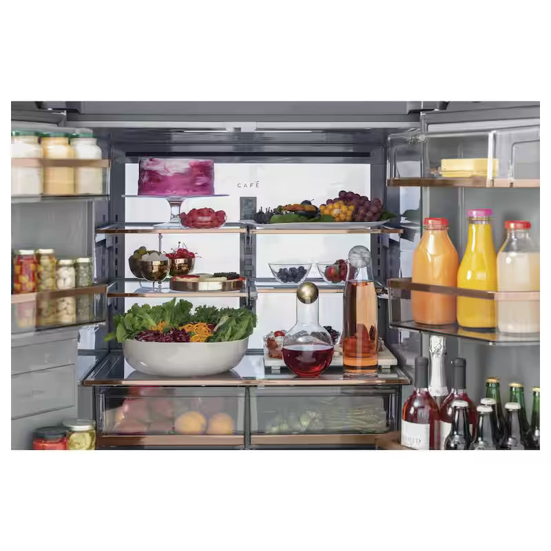 Platinum Glass 4-Door French Door Refrigerator D30960