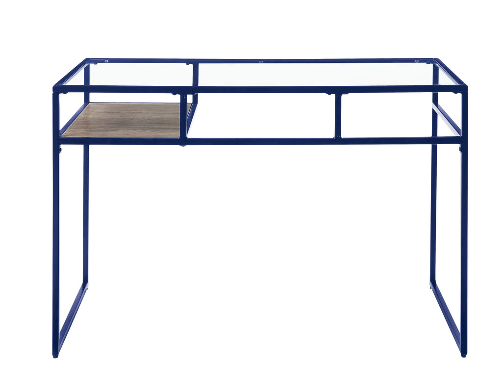Blue Glass Desk L592