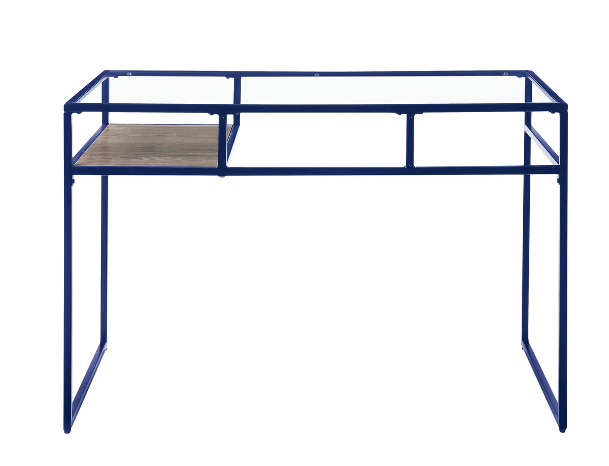 Blue Glass Desk L592