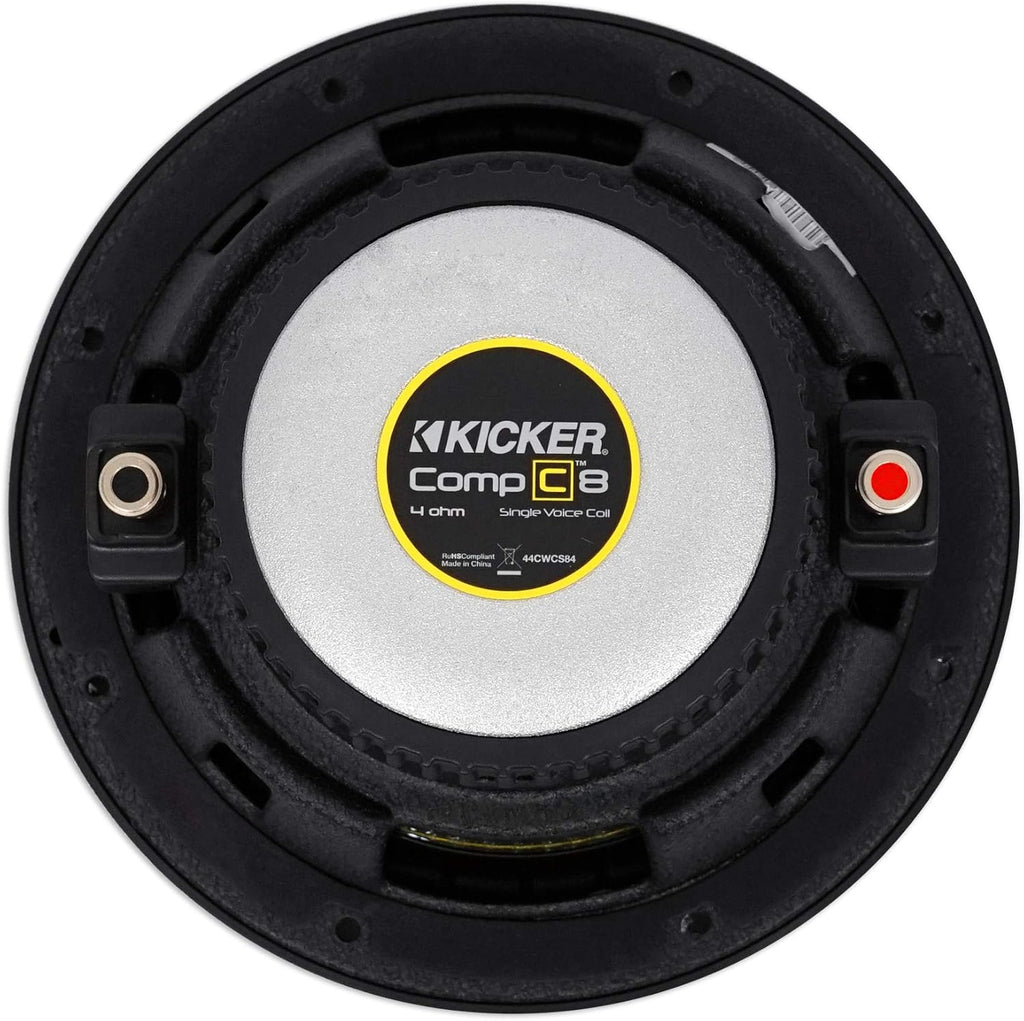 Black Pack of 2 8 Inch Car Audio Subwoofer E110435