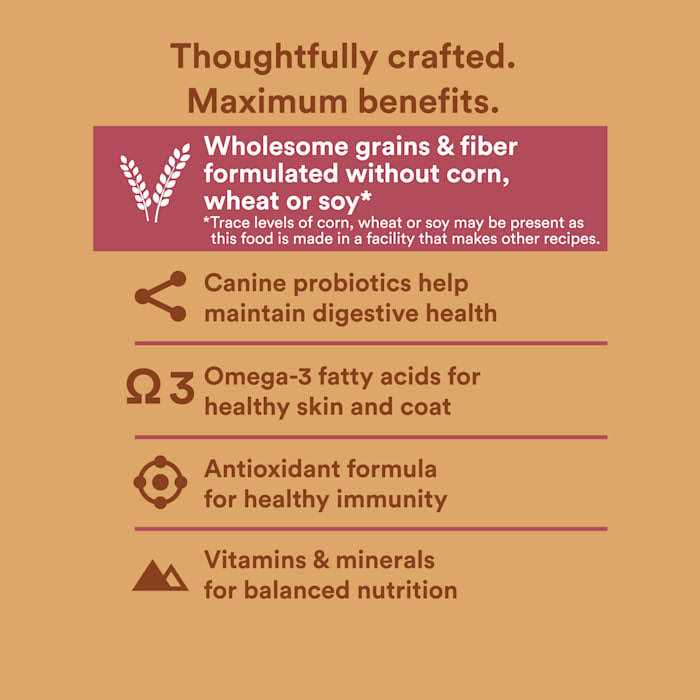 Whole Grains with Pork Beef & Lamb Dry Dog Food B9851