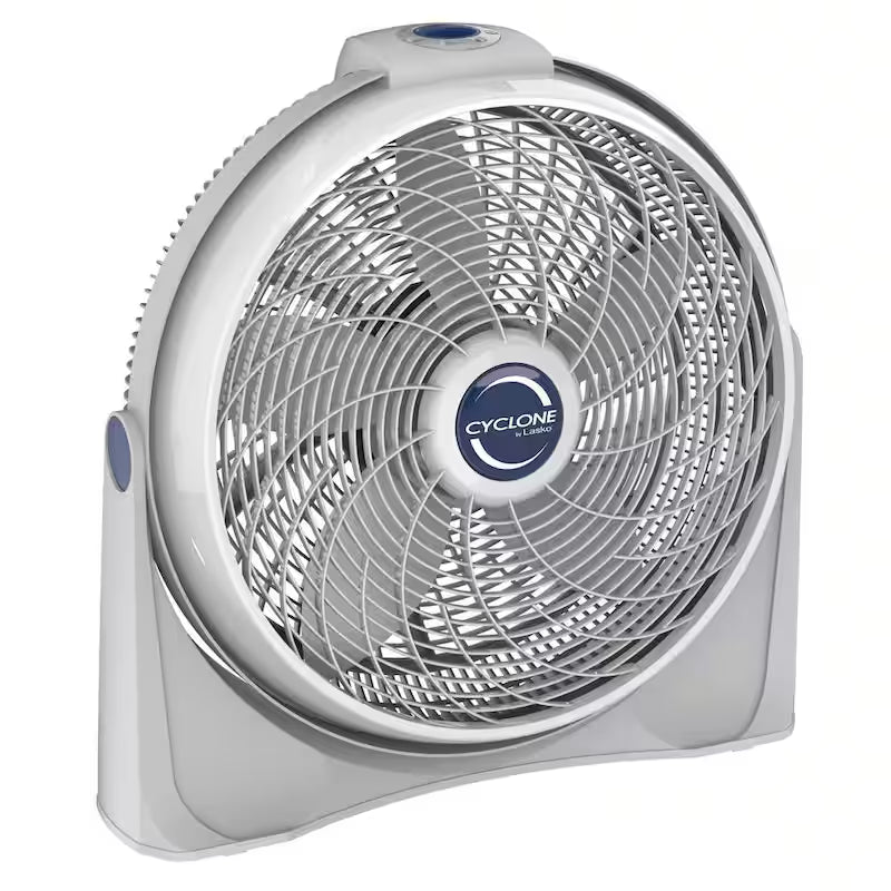 White 3 Speed 20 in. Floor Fan A6817