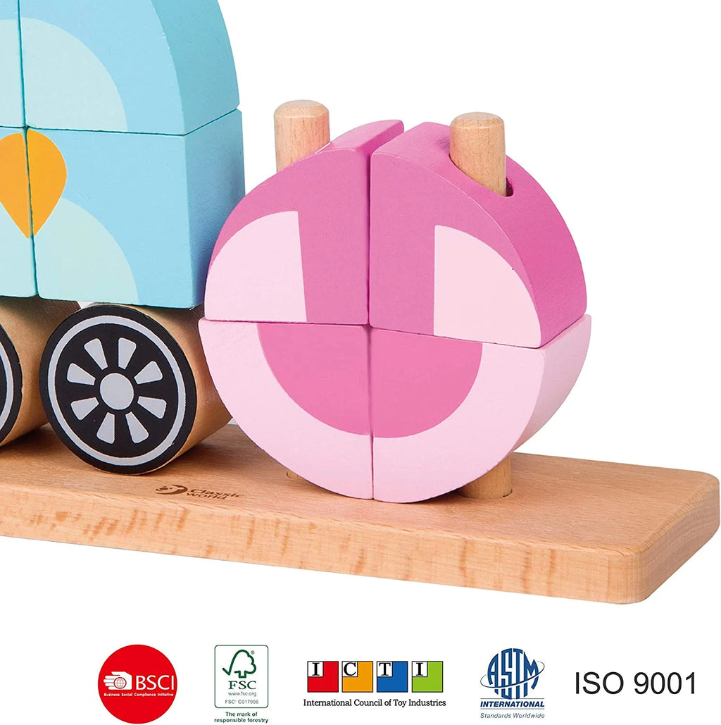 Wooden Stacking Owl Blocks Set A216566