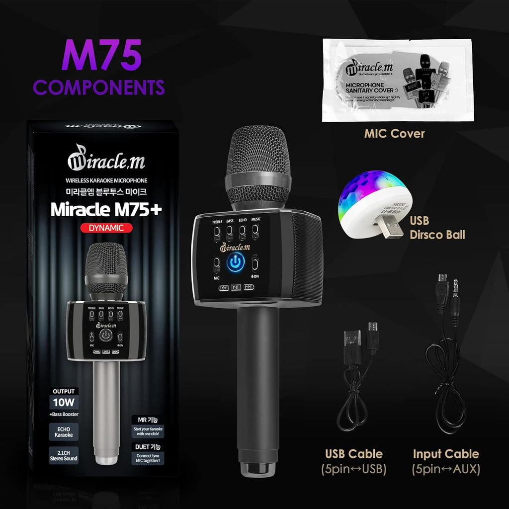 Bluetooth Karaoke Microphone with Speaker P645096