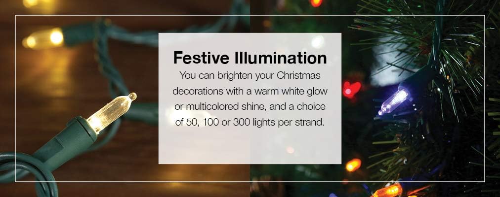 300-Count Multicolor Mini LED Christmas String Lights Z819219