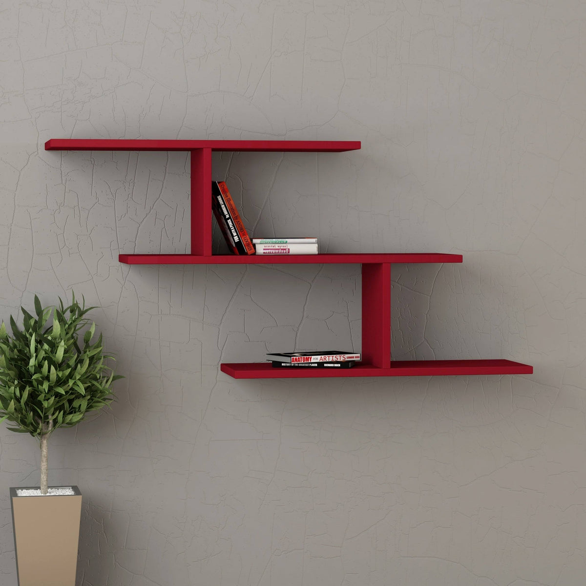 White Wall Shelf V4442