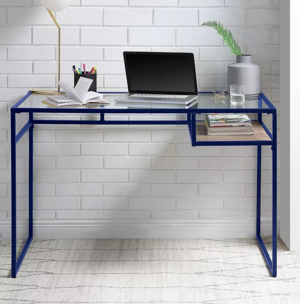 Blue Glass Desk L592