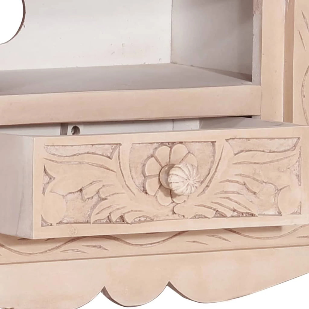 Mango Wood TV Cabinet with Storage Drawer and 2 Doors D825785