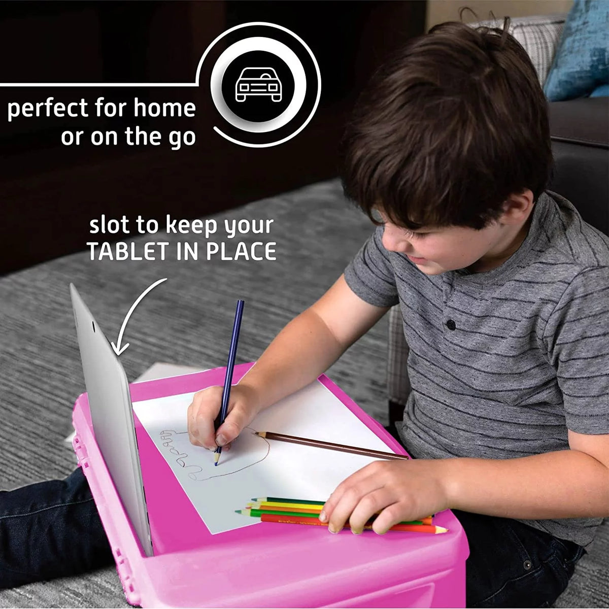 Pink Folding Lap Desk T9598