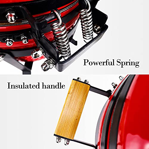 Red 13 inch Portable Ceramic Charcoal Kamado Grill K5532