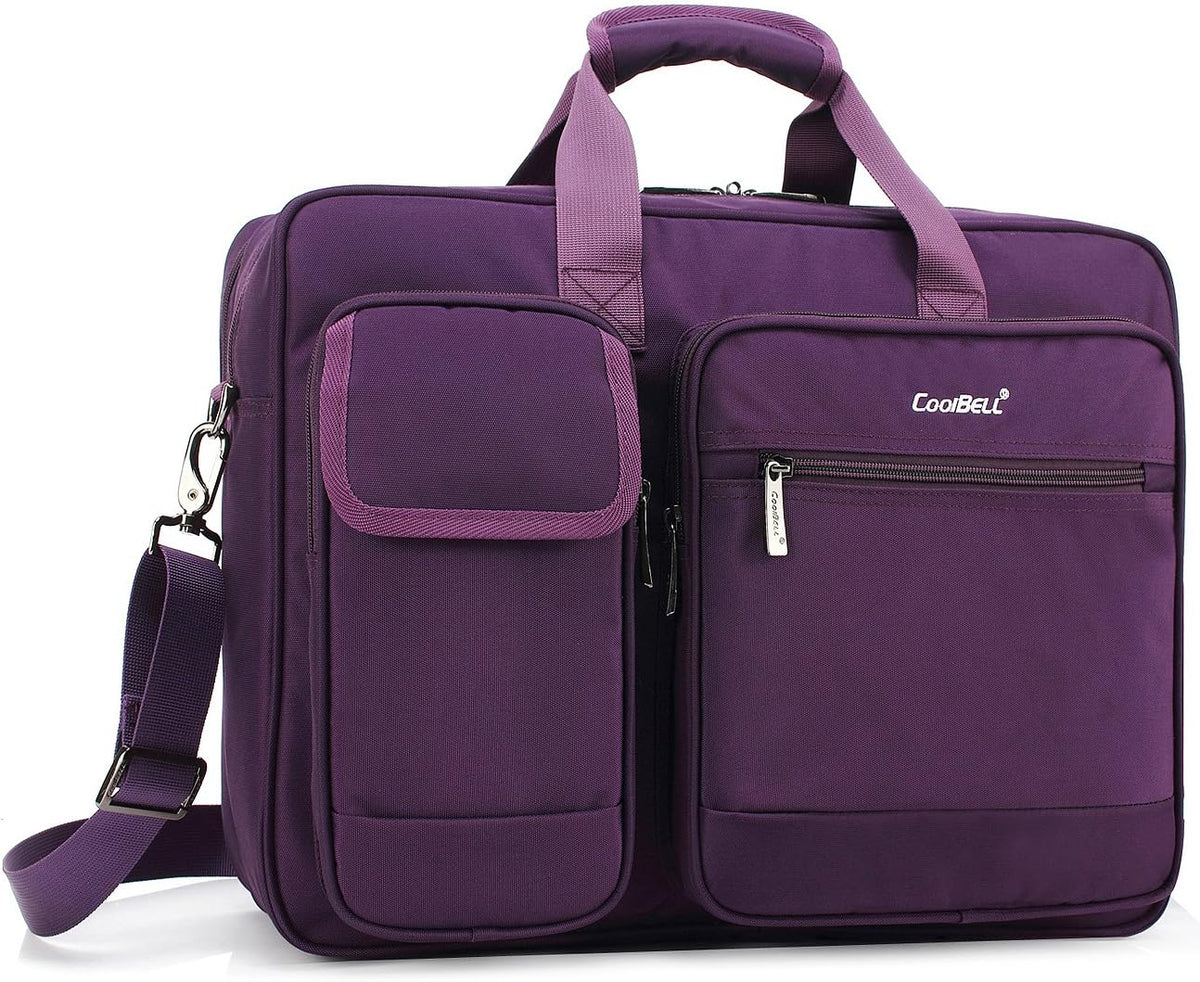Purple 17.3 Inch Laptop Messenger Bag Briefcase Shoulder Bag G83417