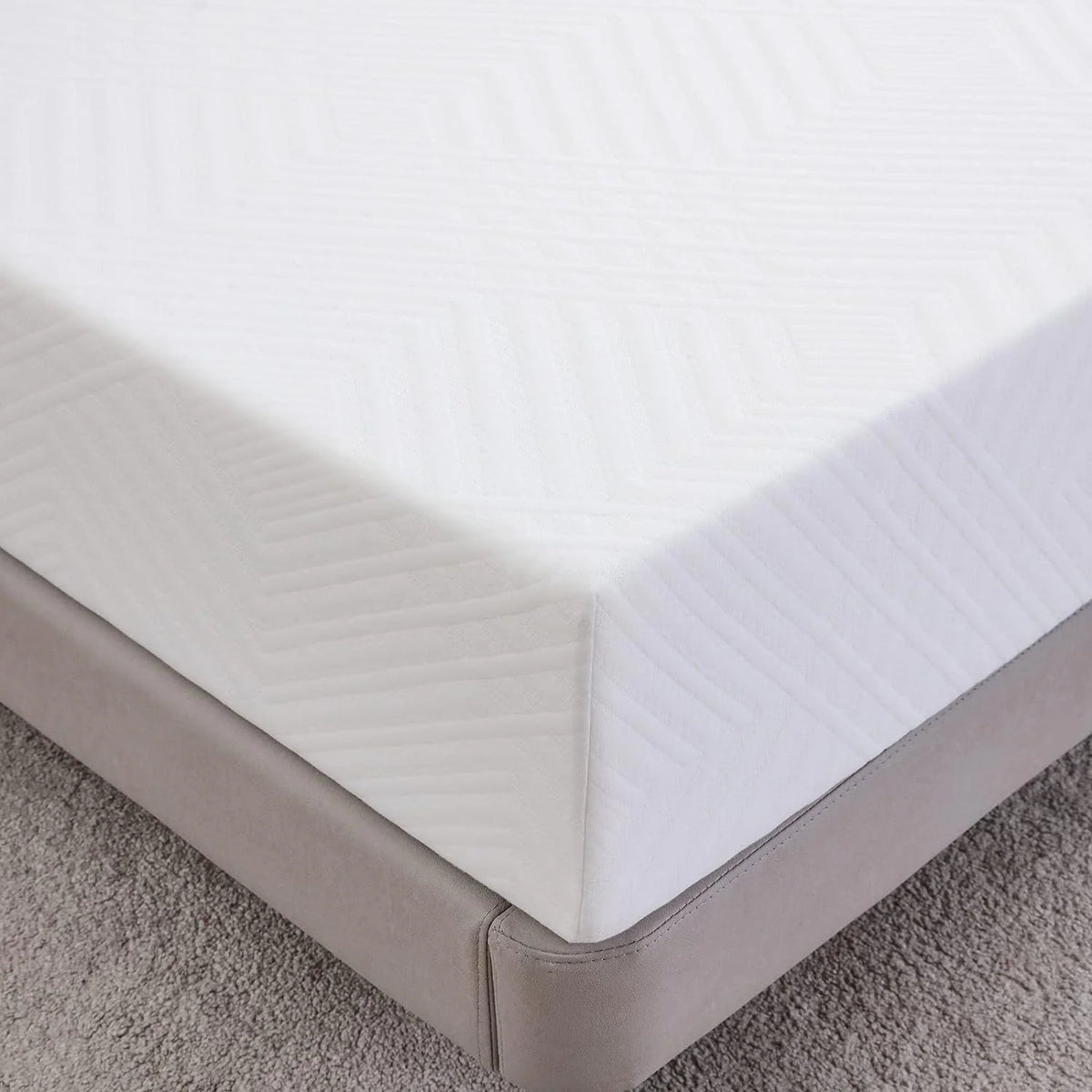 Twin Size Green Tea Gel Memory Foam Mattress P715449