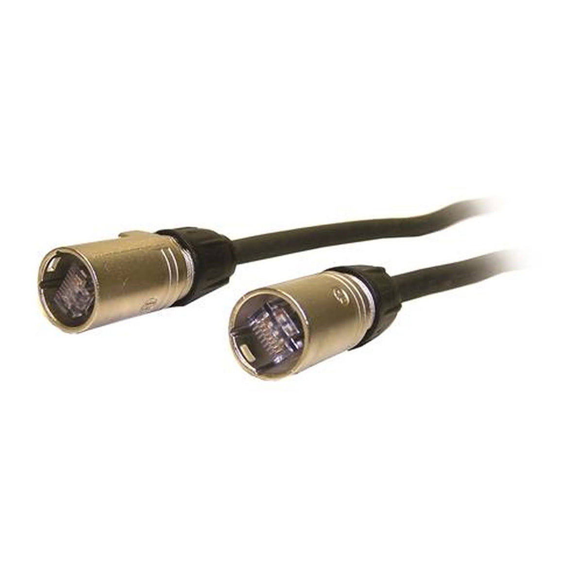 Cat6 etherCON Heavy Duty Patch Cable - Black 200ft X952446
