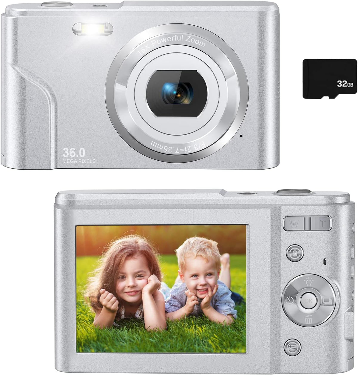 Kids Digital Camera with 32GB SD Card Q650387