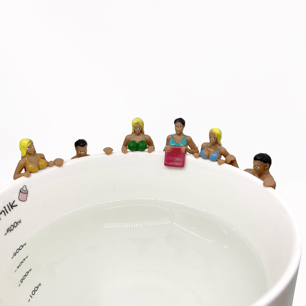 8Pcs Mini Simulated People Dollhouse Pendant Decor J721134