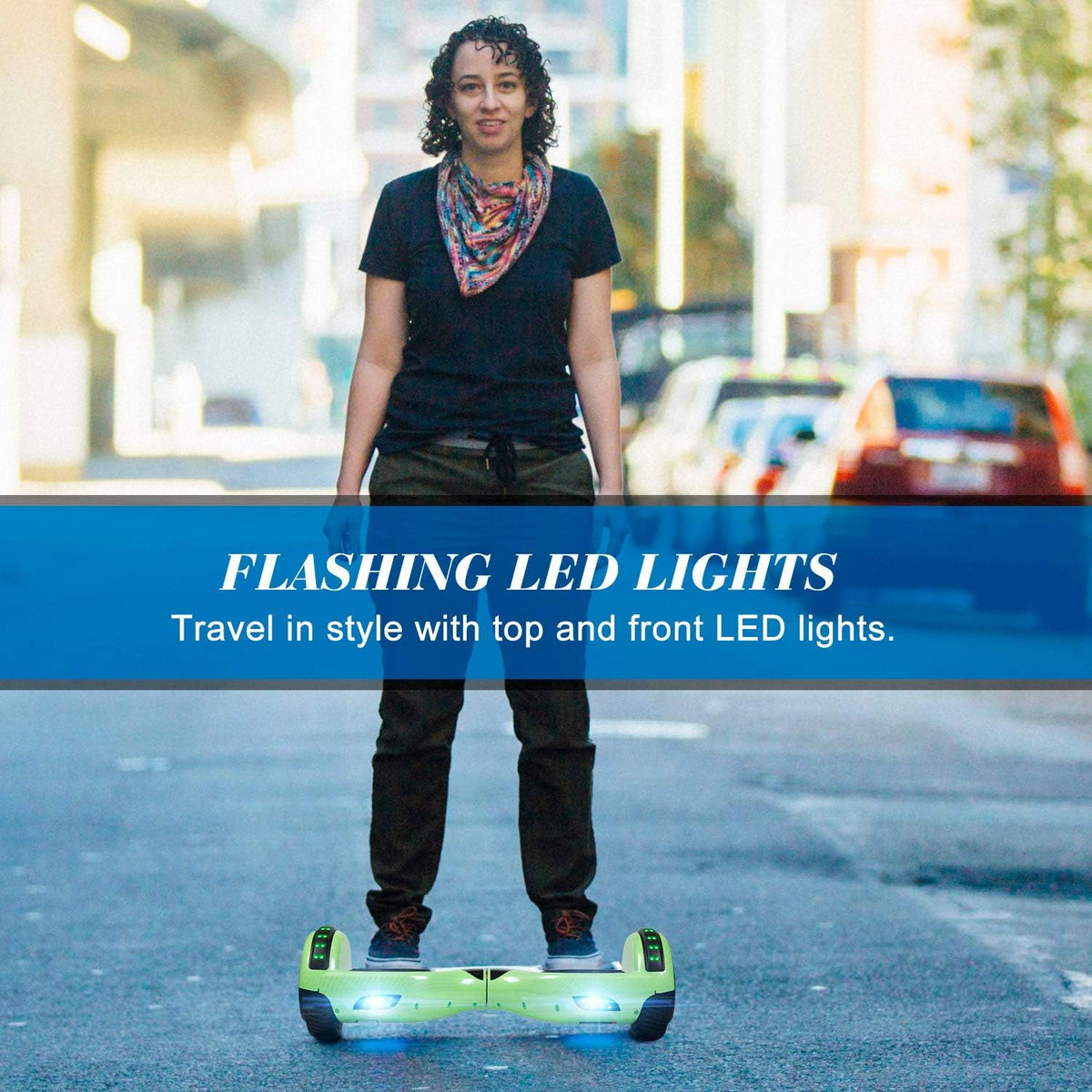 6.5 Inch Self Balancing Hoverboard with Bluetooth and LED Lights Y772810