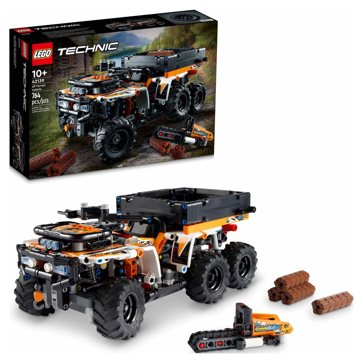 6-Wheeled Off Roader Model Truck Toy Construction Set Q326037
