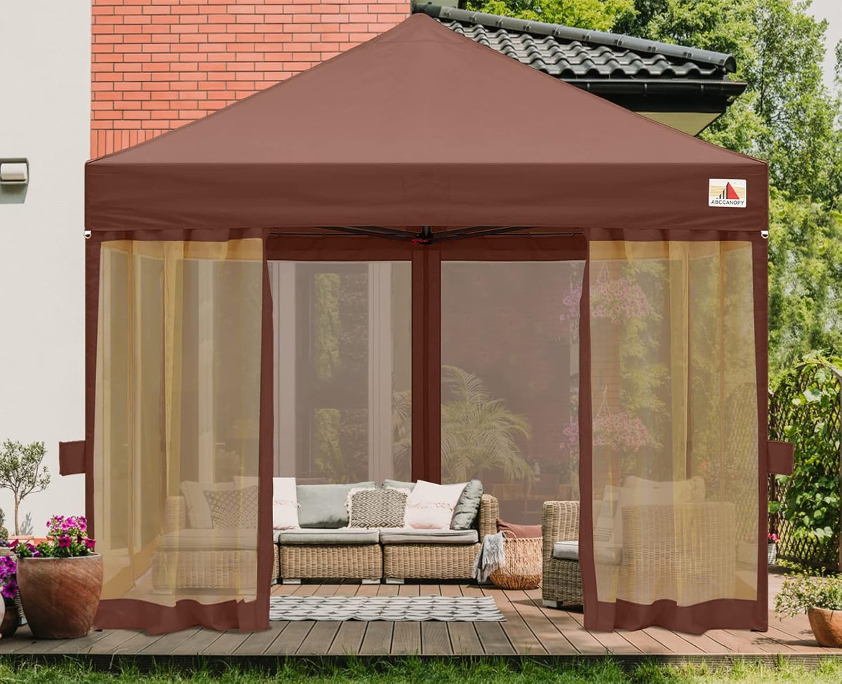 10x10 Pop Up Gazebo Tent with Netting Walls P138