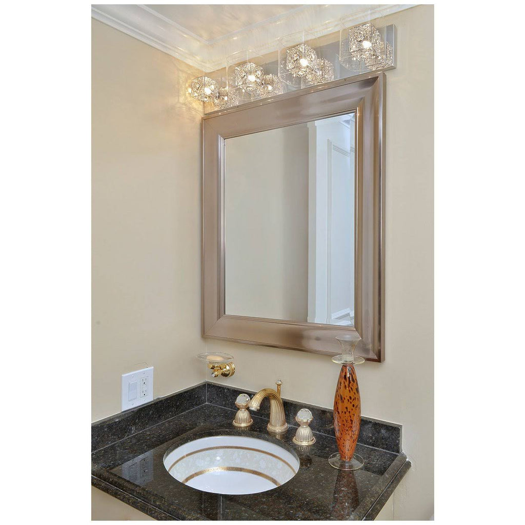 Polished Chrome Flush Mount Light F12757