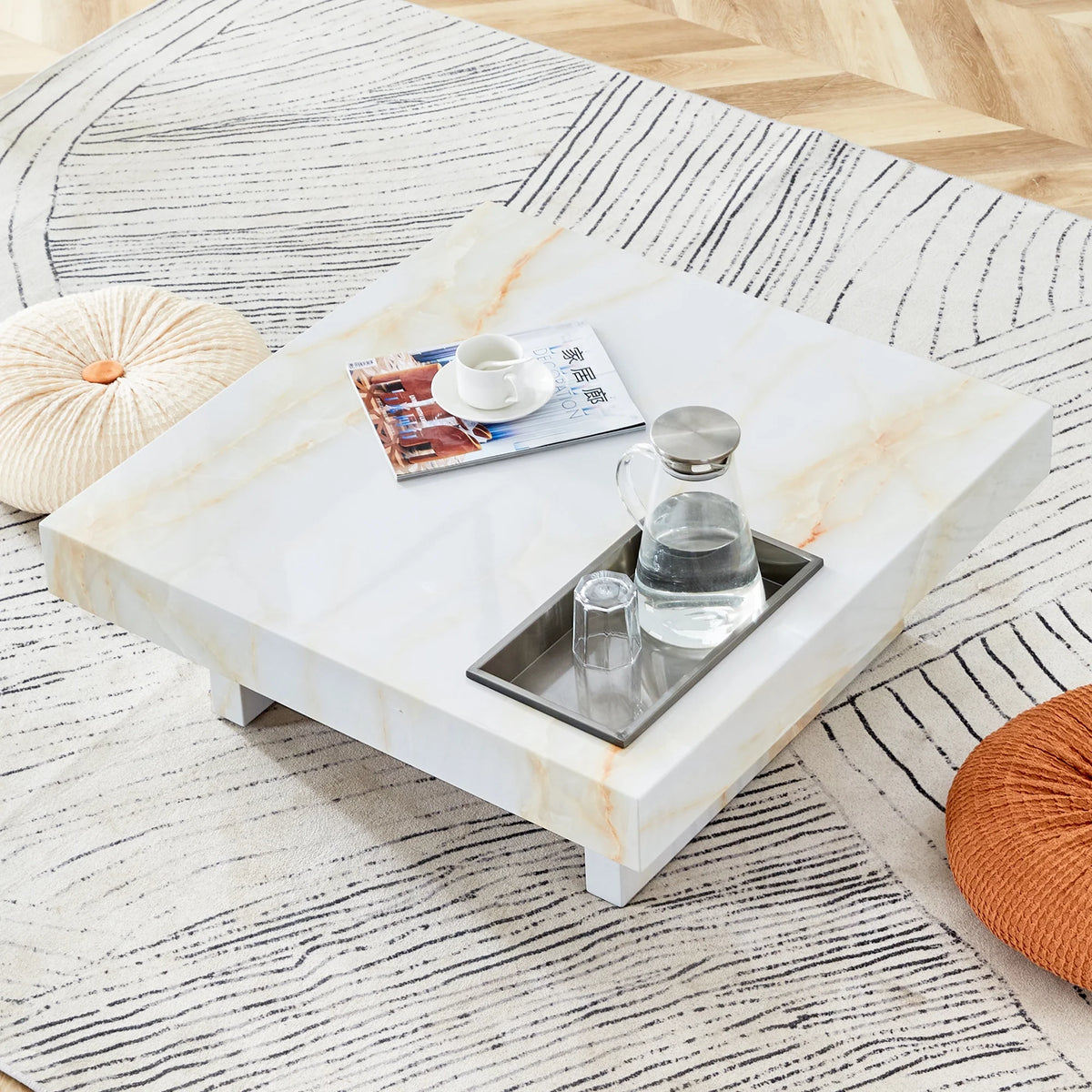 Imitation Marble Coffee Table A25086