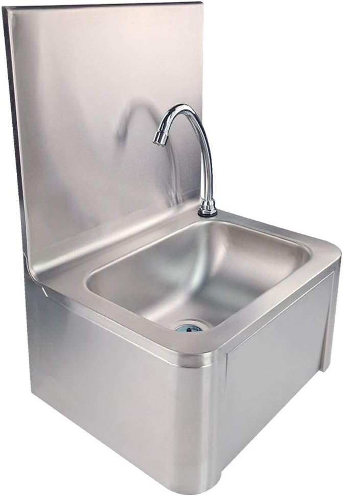 Stainless Steel Wall Mount Hand Wash Sink with Faucet D731813