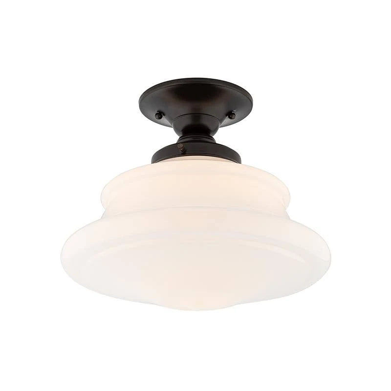 Satin Nickel Semi Flush Light M9960