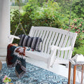 Mahogany Wood Porch Swing Q9116