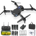 Mini Drone with Camera, 1080P WiFi FPV, 3 Batteries, Carrying Case D31607