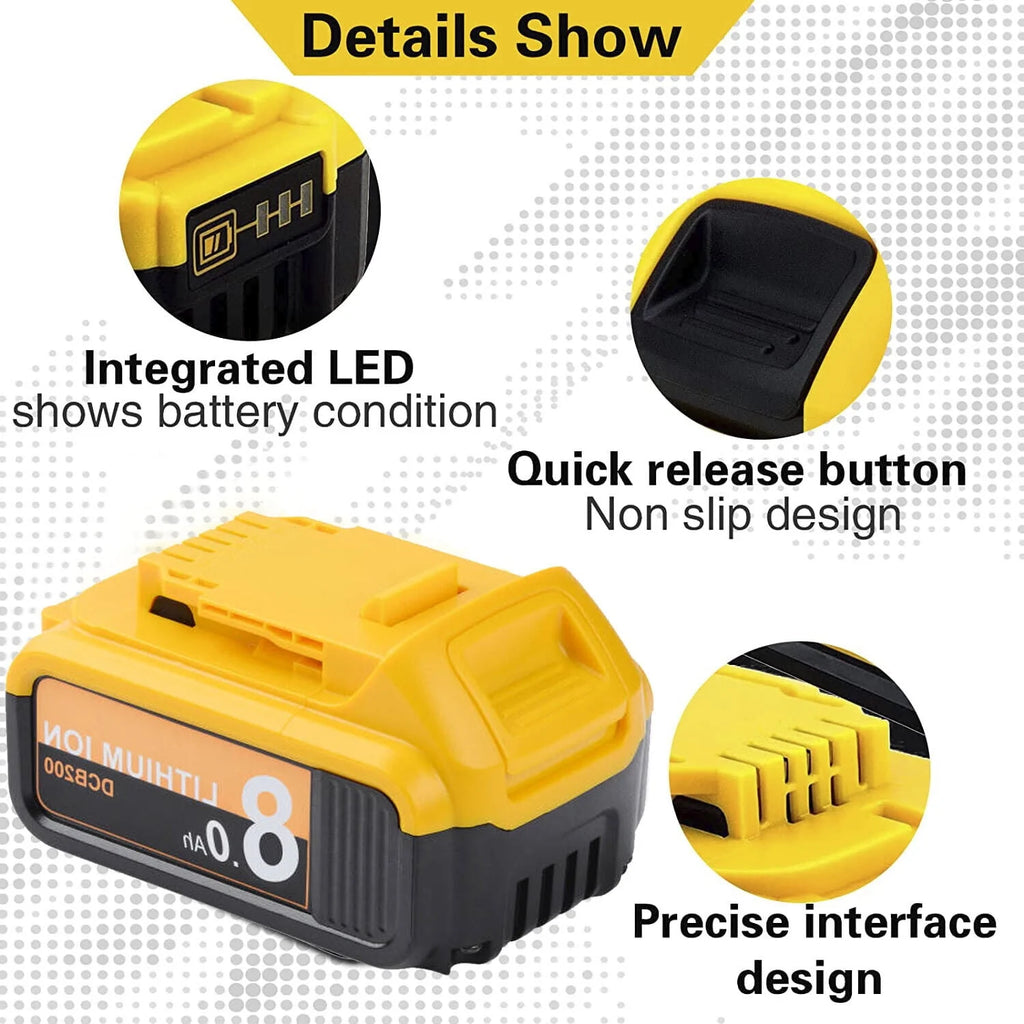 2 Pack 20V Lithium Ion Battery B523937