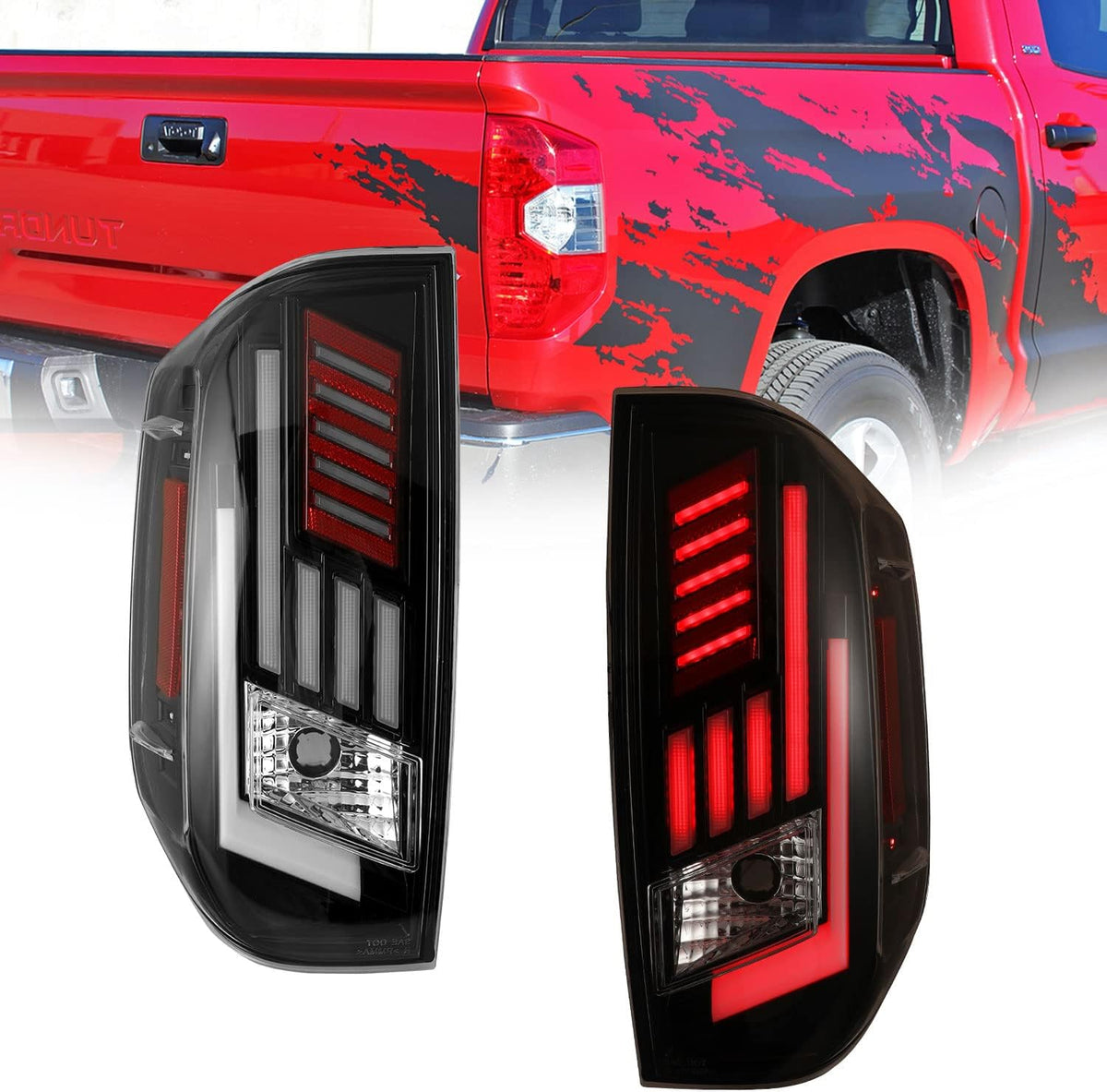 Glossy Black LED Taillight Assembly O13732