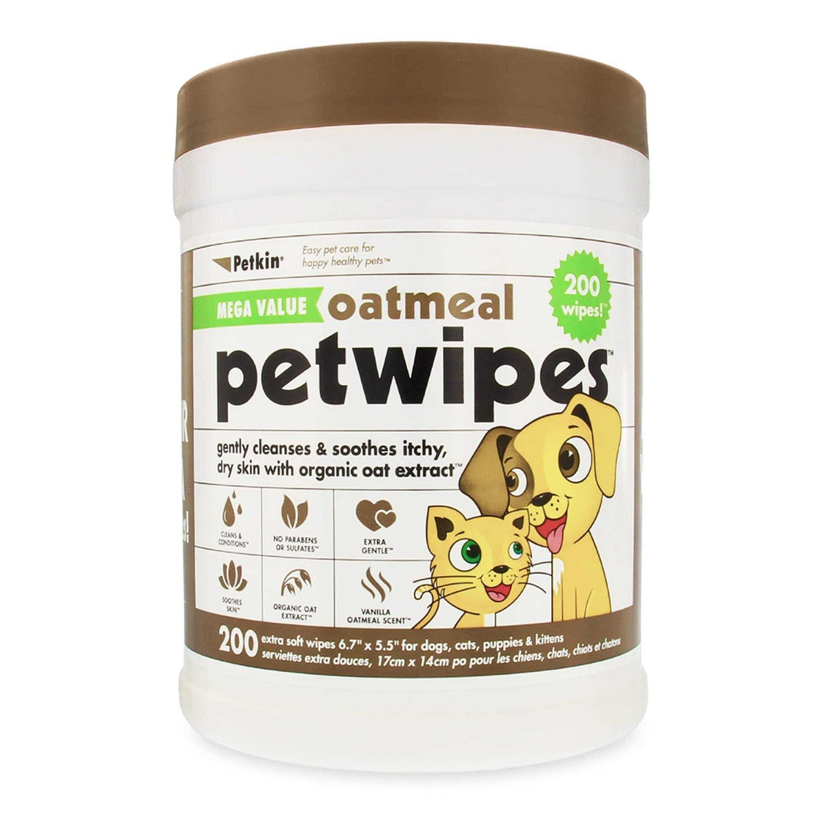 Oatmeal Pet Wipes 200 Count L85733
