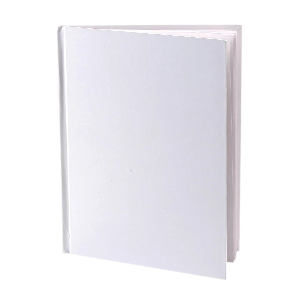 Hardcover Blank Book 6" x 8" Portrait White Pack of 12 A760