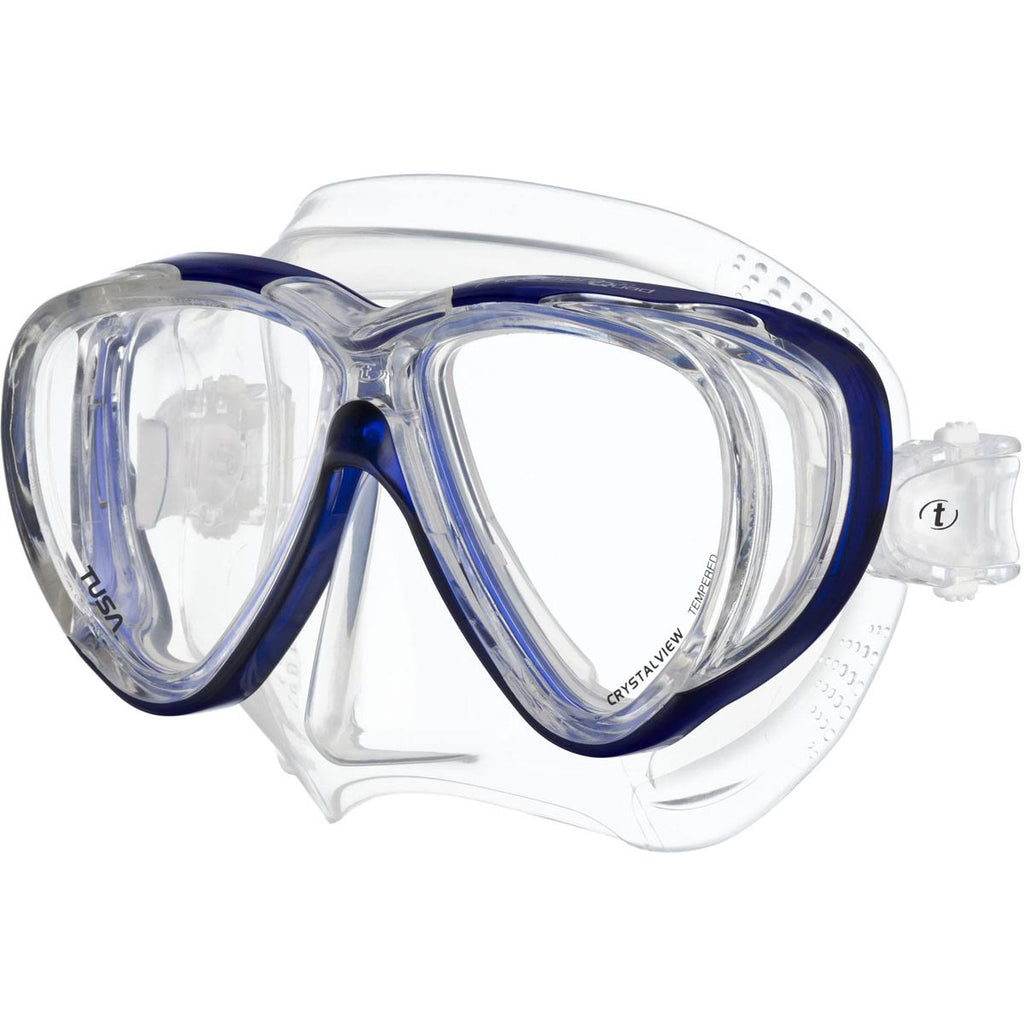 Black/Fist Tale Blue Diving Mask J814562