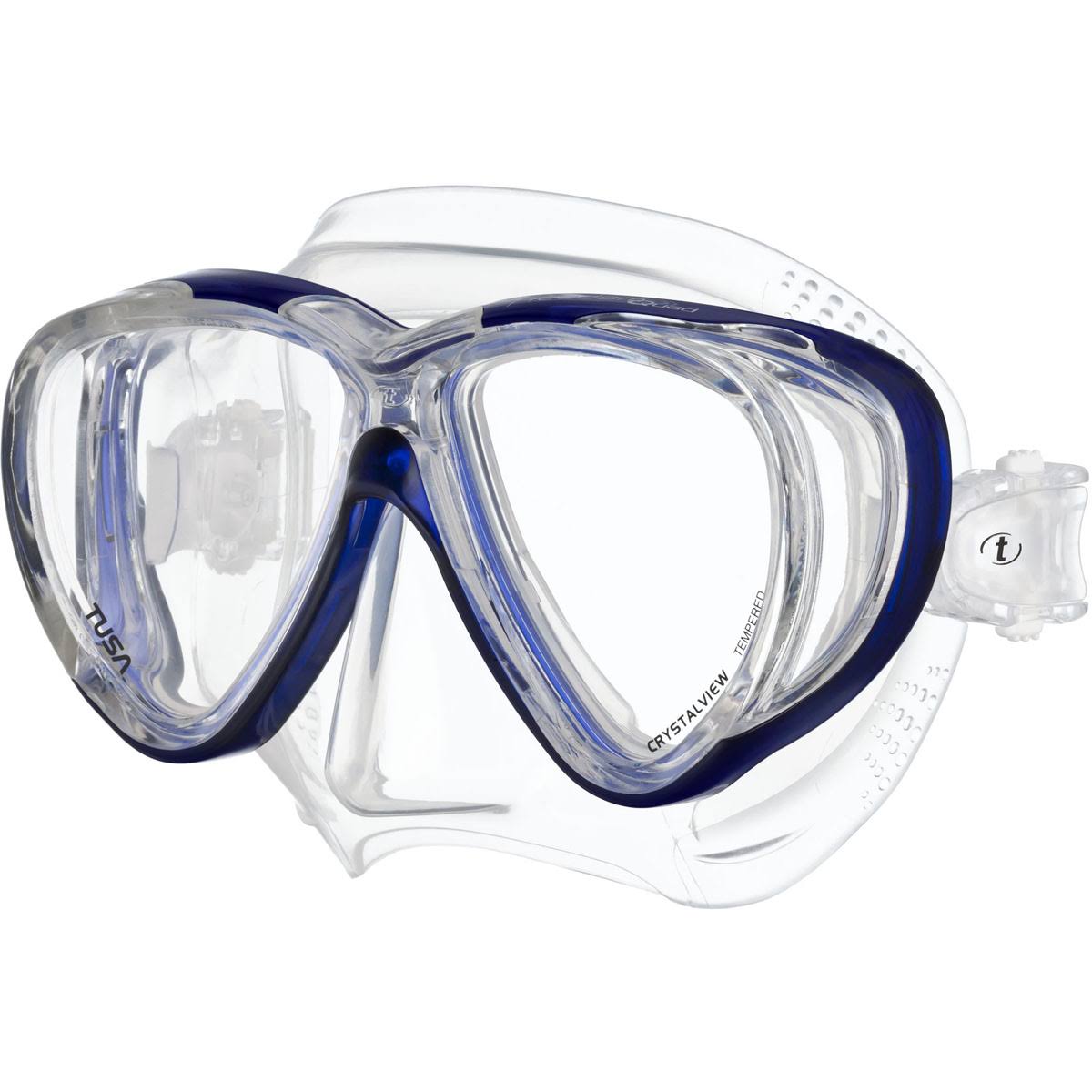 Black/Fist Tale Blue Diving Mask J814562