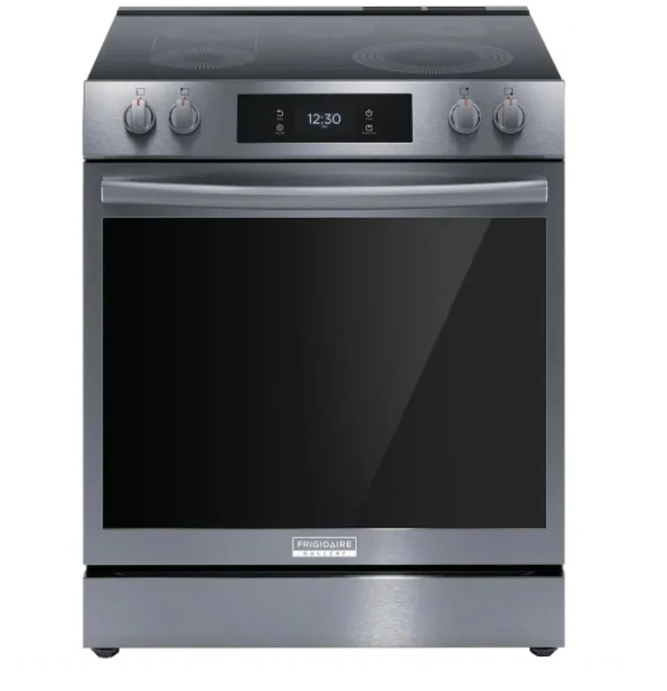 30 In 6.2 Cu Ft Electric Convection 5-Burner Range with Air Fry V3989