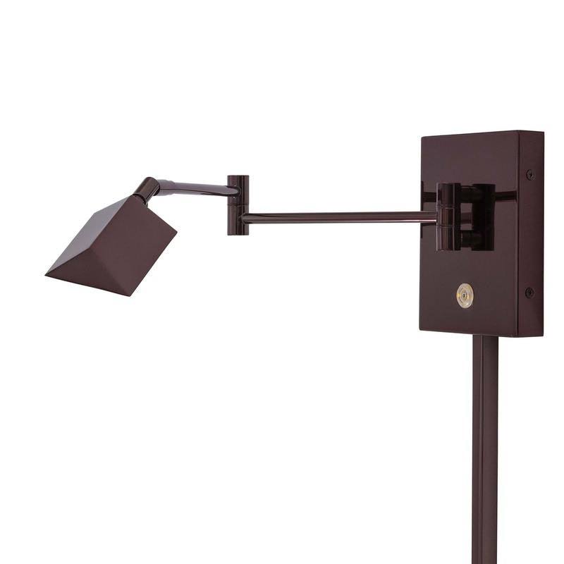 Brushed Nickel LED Swing Arm Wall Lamp H53710
