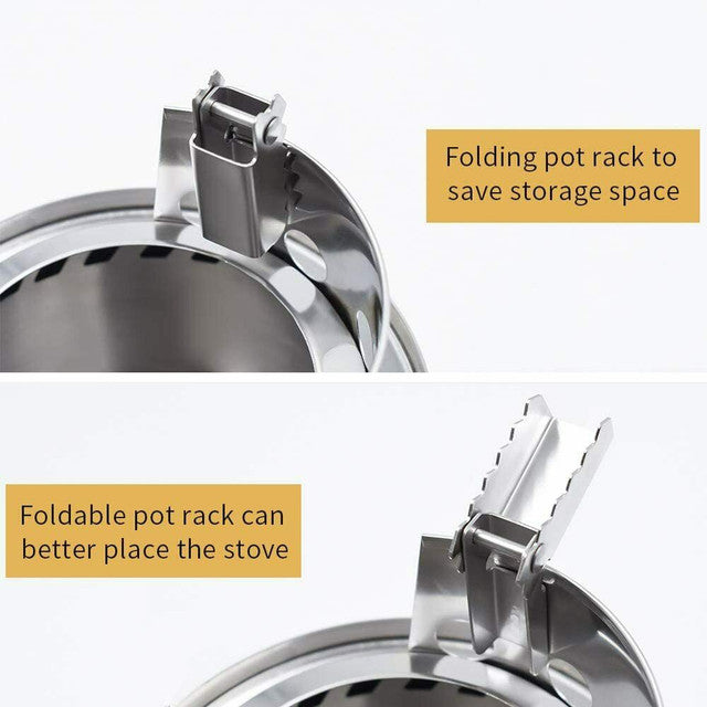 Portable Folding Wood Burning Camping Stove W314381