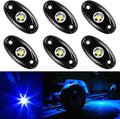 8 Pods Red LED Rock Lights Kit Waterproof Underglow for Off Road Vehicles I2003