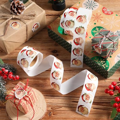Vintage Christmas Stickers Rolls G85311