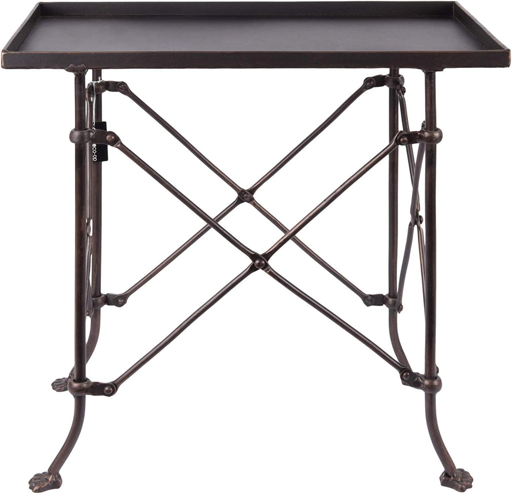 Gold Metal Rectangle Table N937