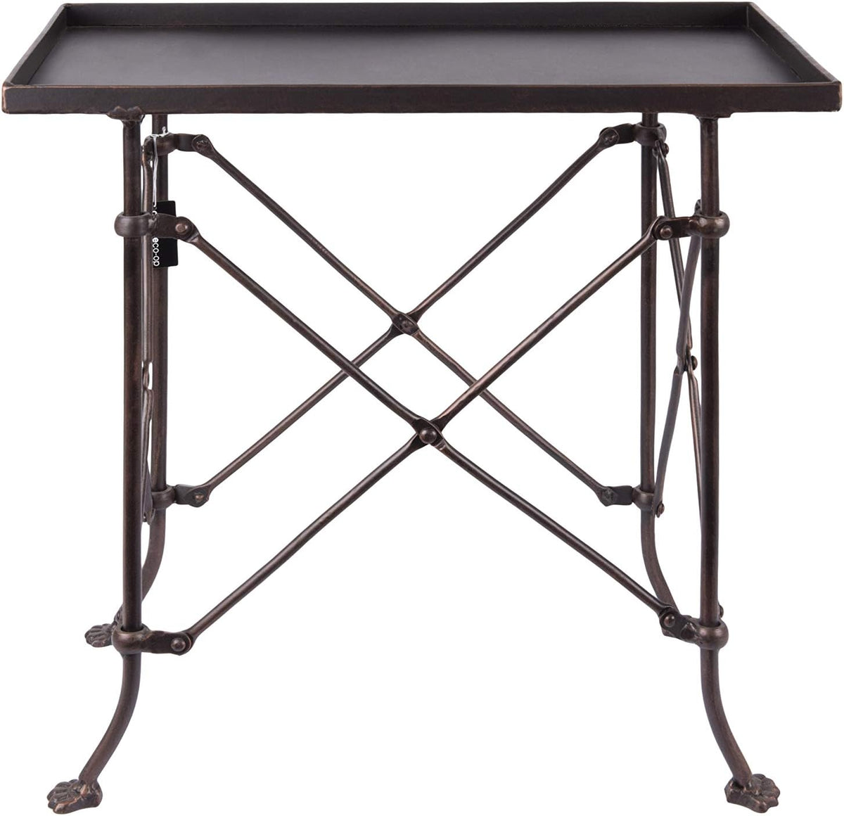 Gold Metal Rectangle Table N937