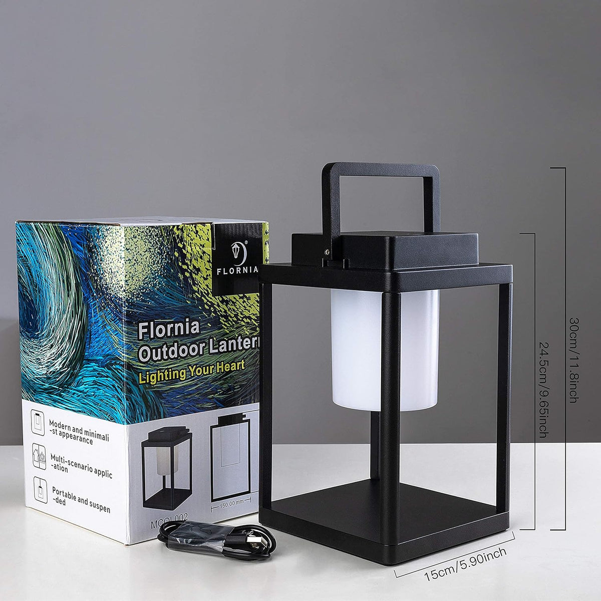 Portable Rechargeable LED Metal Waterproof Table Lamp R22571