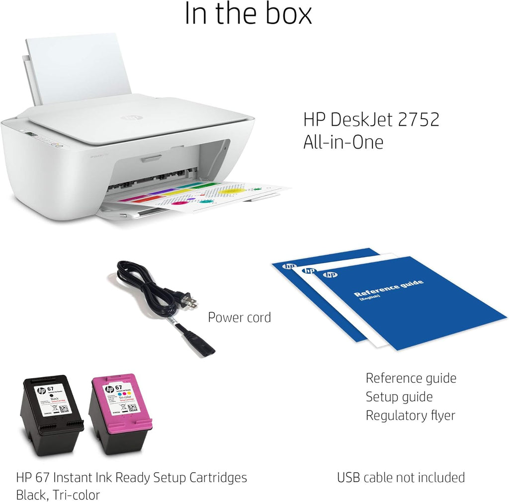 Wireless All-in-One Color Inkjet Printer with Icon LCD Display N74209